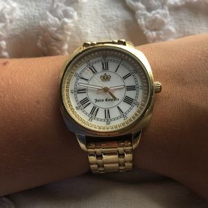 Gold juicy couture watch